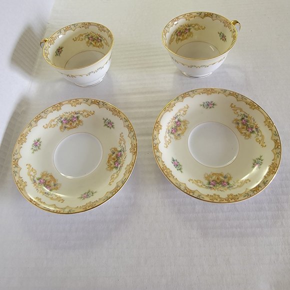 Noritake Dining 2 Noritake China Japan Acacia Cup Saucer Plate Sets